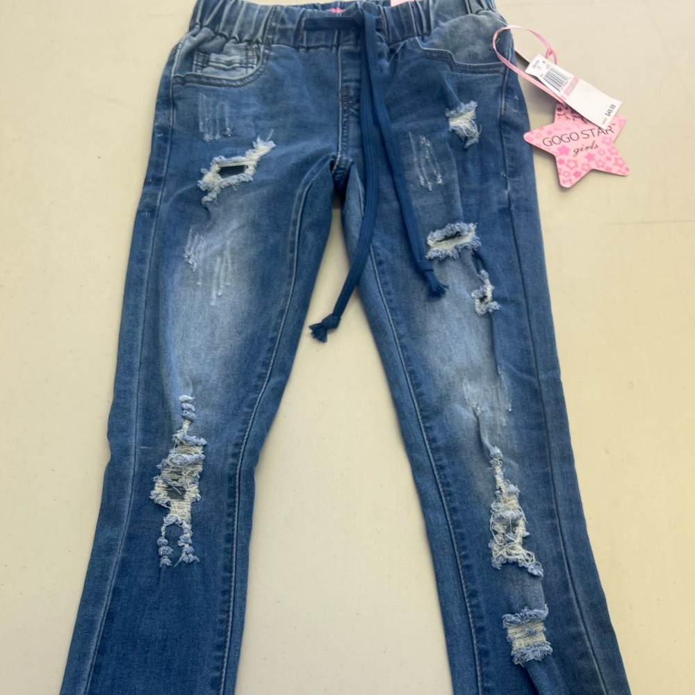 Girls distressed jeans
